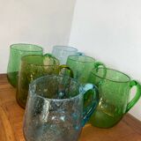 Blown glass mugs