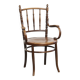 Antique Wooden Chair with Armrests