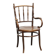 Antique Wooden Chair with Armrests