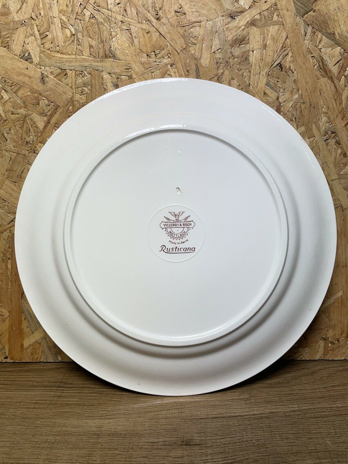 Series of 6 plates, villeroy and boch rusticana collection, chic countryside