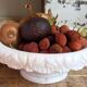 Alabaster fruit bowl from the 70s