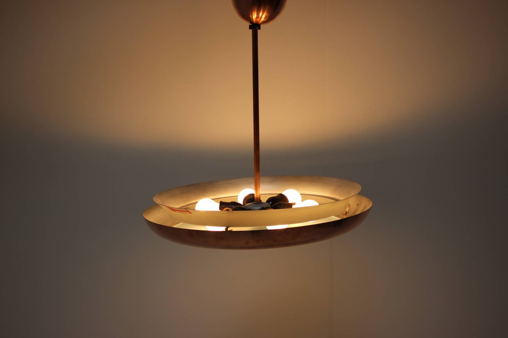 Napako ufo candlestick, 1930s, czechoslovakia