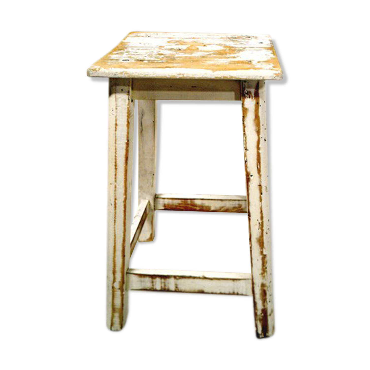 Former white painter stool