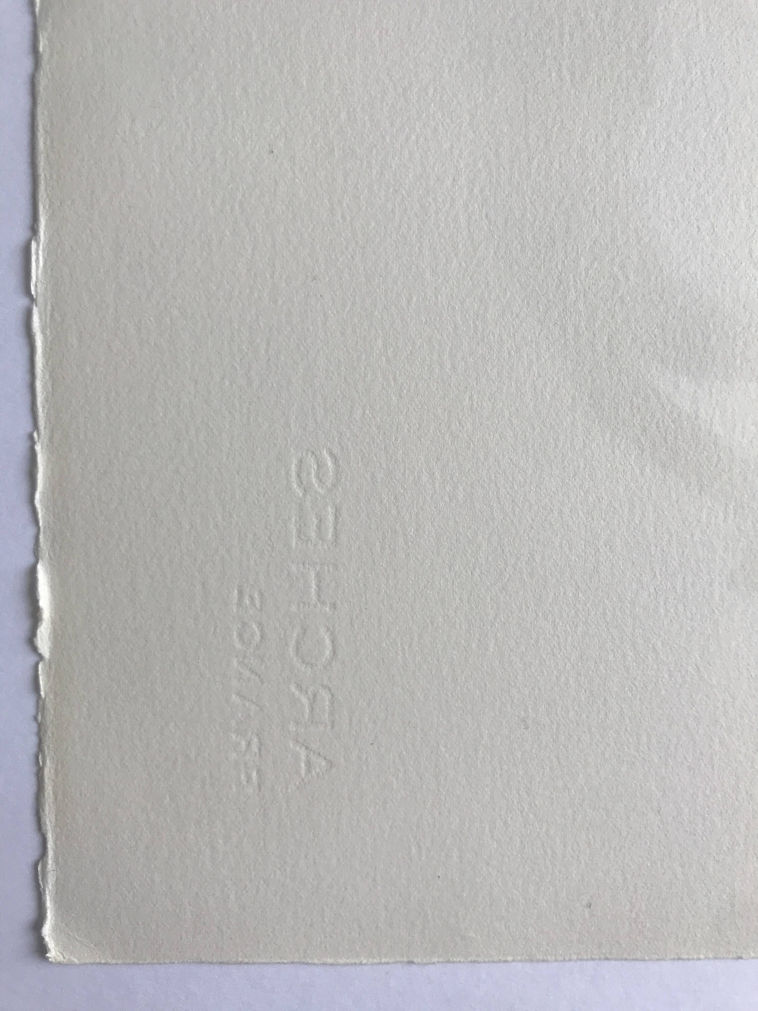 Bram VAN VELDE, Untitled, 1975. Original lithograph signed in pencil