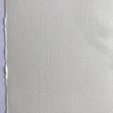 Lithographie originale signée au crayon, Bram van Velde, sans titre, 1975