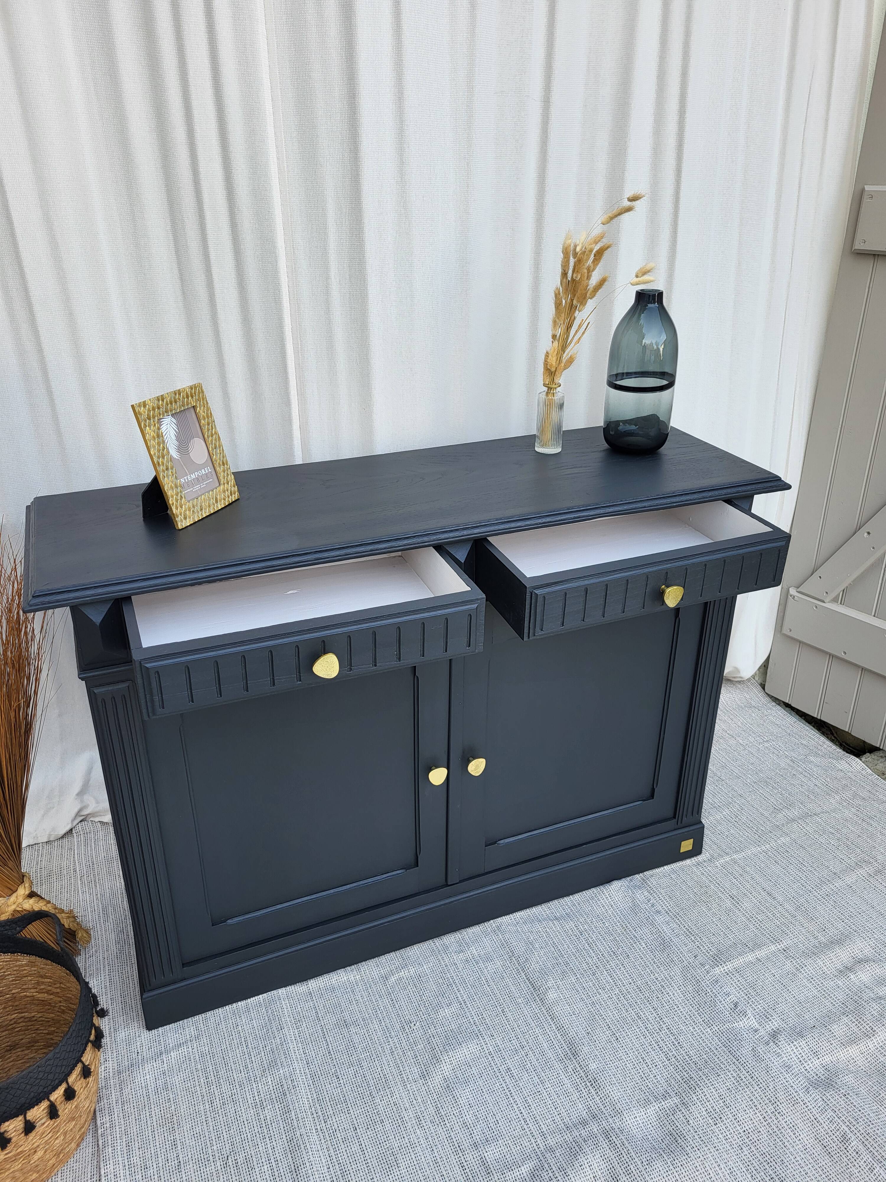Buffet bas 2 portes et 2 tiroirs
