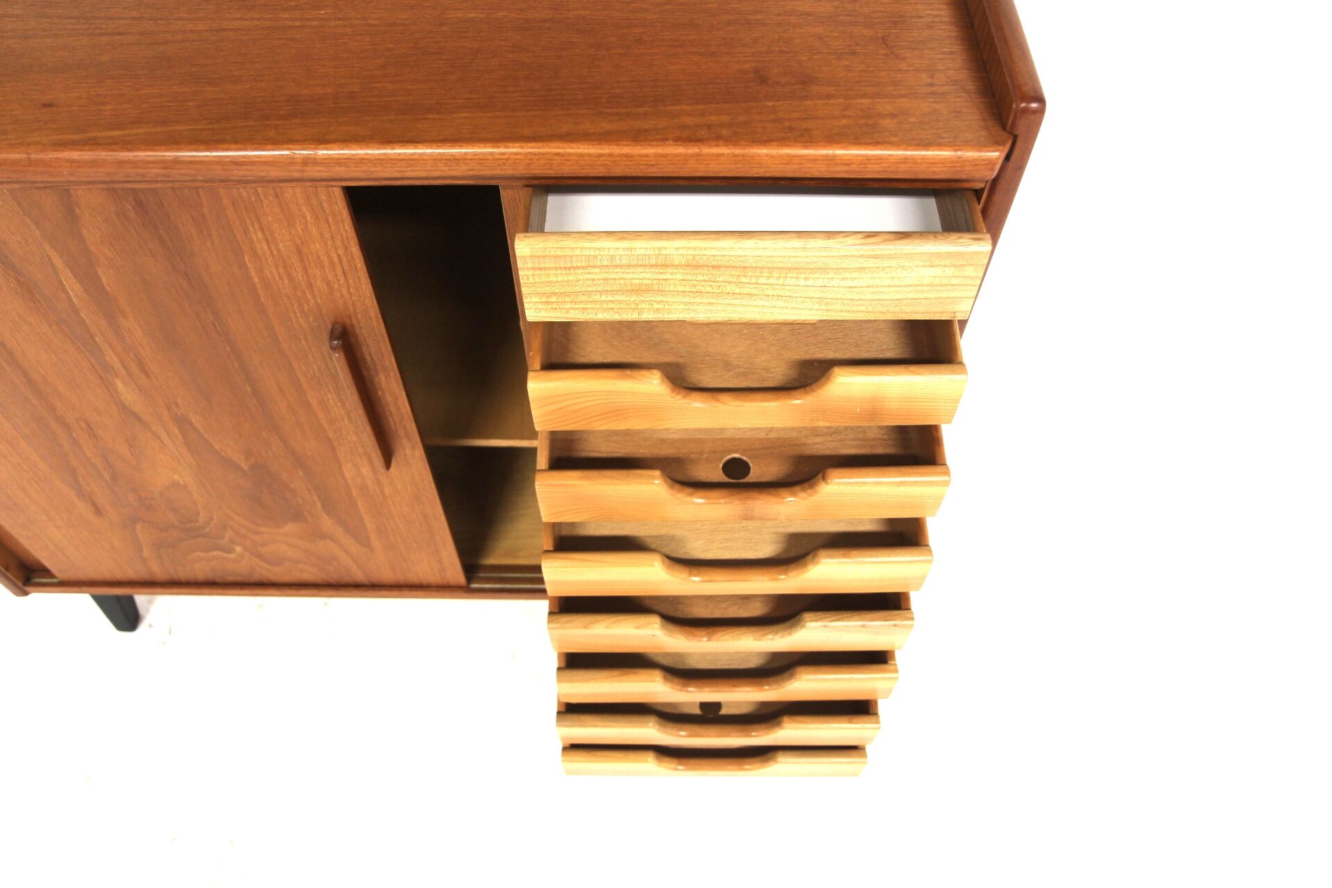 Secrétaire scandinave en teck, Suède, 1960