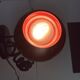 Eyeball 70’s metal wall lamp