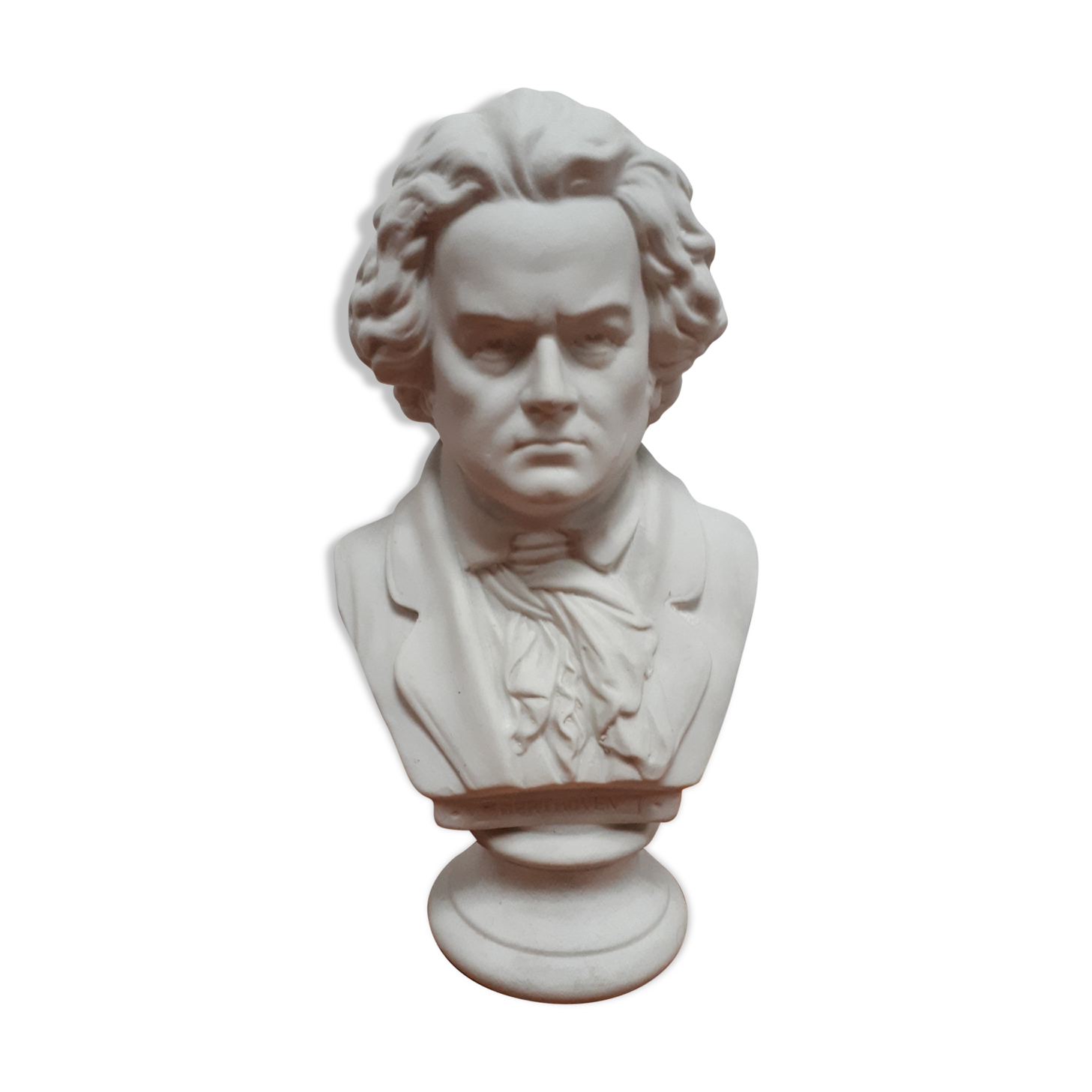 Bust Beethoven biscuit porcelain foot shower