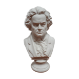 Bust Beethoven biscuit porcelain foot shower