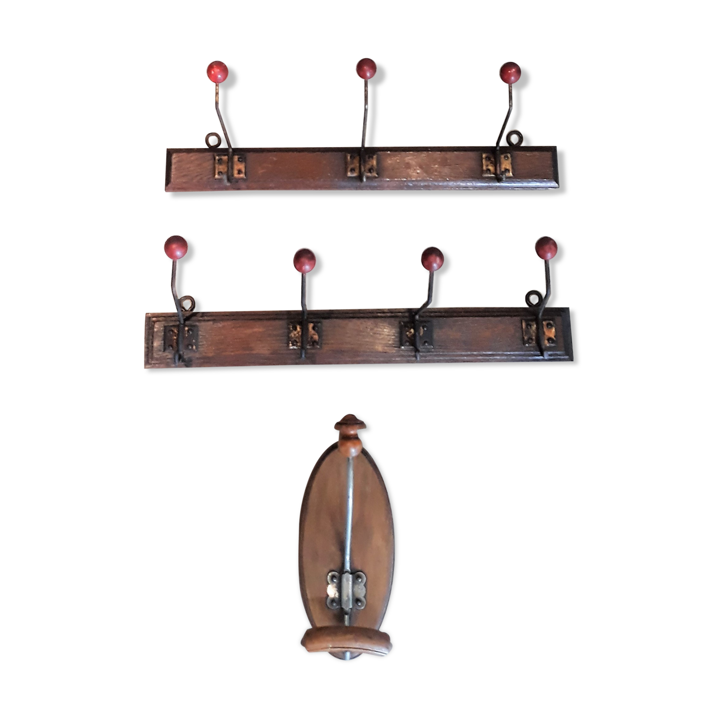 Ensemble porte manteaux vintage 1950