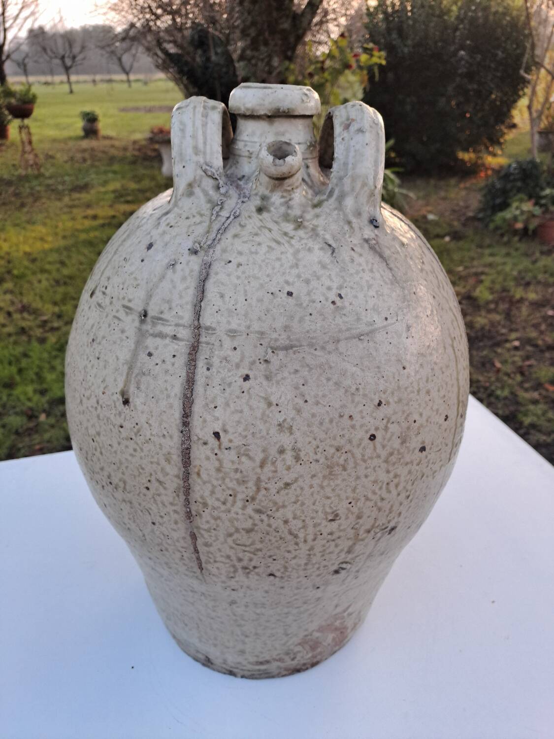 Large glazed stoneware jug