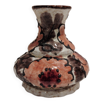 Vase en céramique fleuri