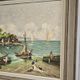 Charles vaniscotte: oil painting on canvas / port in brittany
