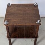 Art Deco oak side table - 1930s