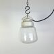 Vintage White Porcelain Pendant Light, 1970s