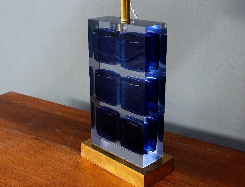 Office lamp in Plexiglas Italy 1980s