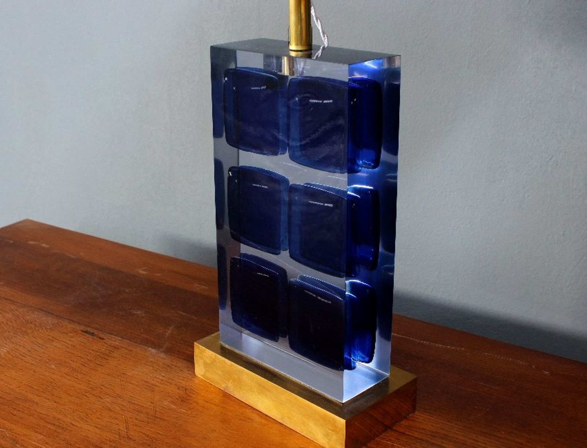 Office lamp in Plexiglas Italy 1980s