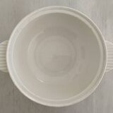 Vegetable Tureen Old Opaque Porcelain Badonviller Vintage Blue Tiles Decor