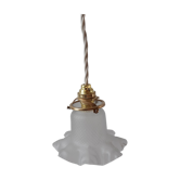 Suspension / walkman tulip glass years 40-50 years
