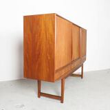 Danish teak sideboard with sliding doors, 1960