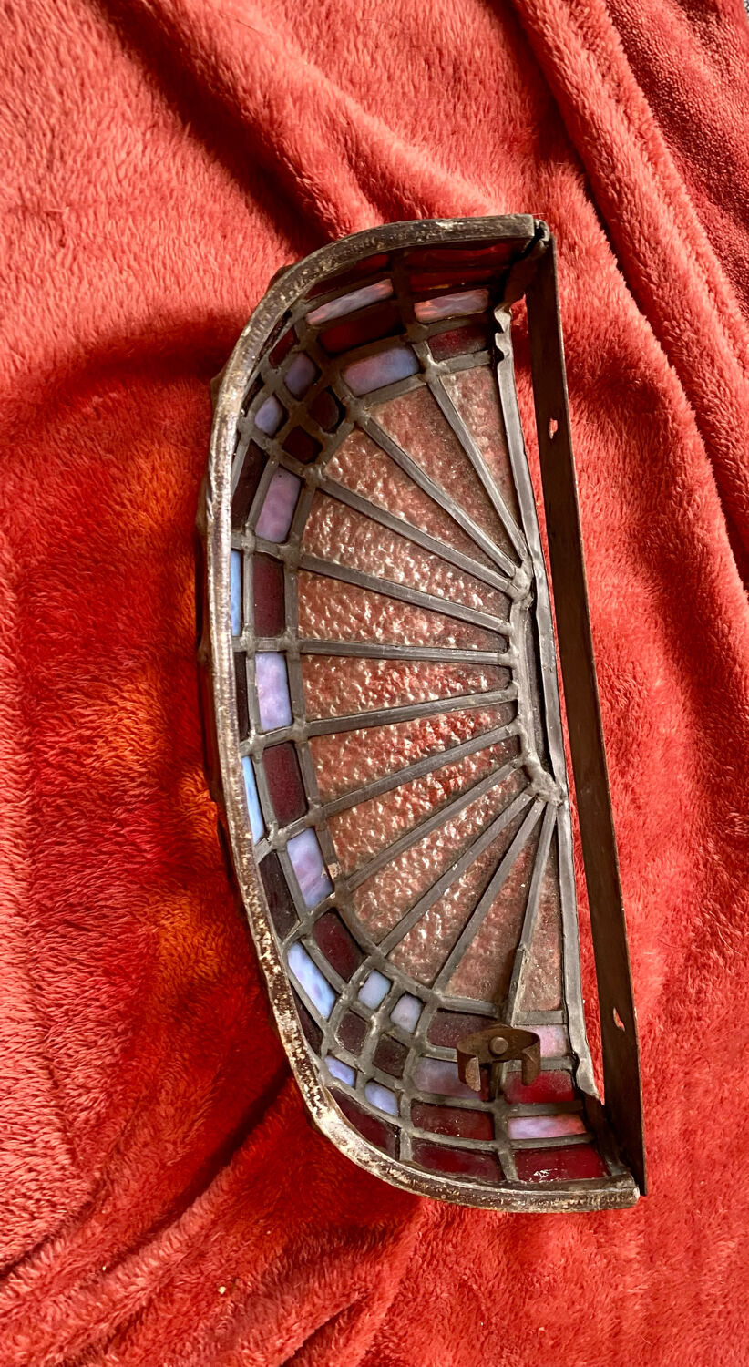 Stained glass wall lamp 1930