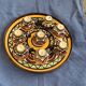 Plateau, assiette et 8 Tasses a liqueur en céramique de St Jean de Bretagne vintage 1950/60