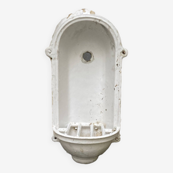 Enamelled cast iron sink fountain 19th century