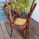 Paire d'ancienes chaises bistrot Luterma