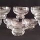 Vintage Engraved Crystal Champagne Glasses