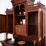 Armoire éclectique en chêne, design allemand, entre-deux-guerres, production : Allemagne