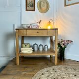 Antique wooden console