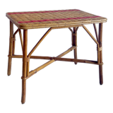 Rattan coffee table – 50s/60s