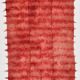 Tapis vintage tissé turc rouge doux 4x7, 128x216 cm