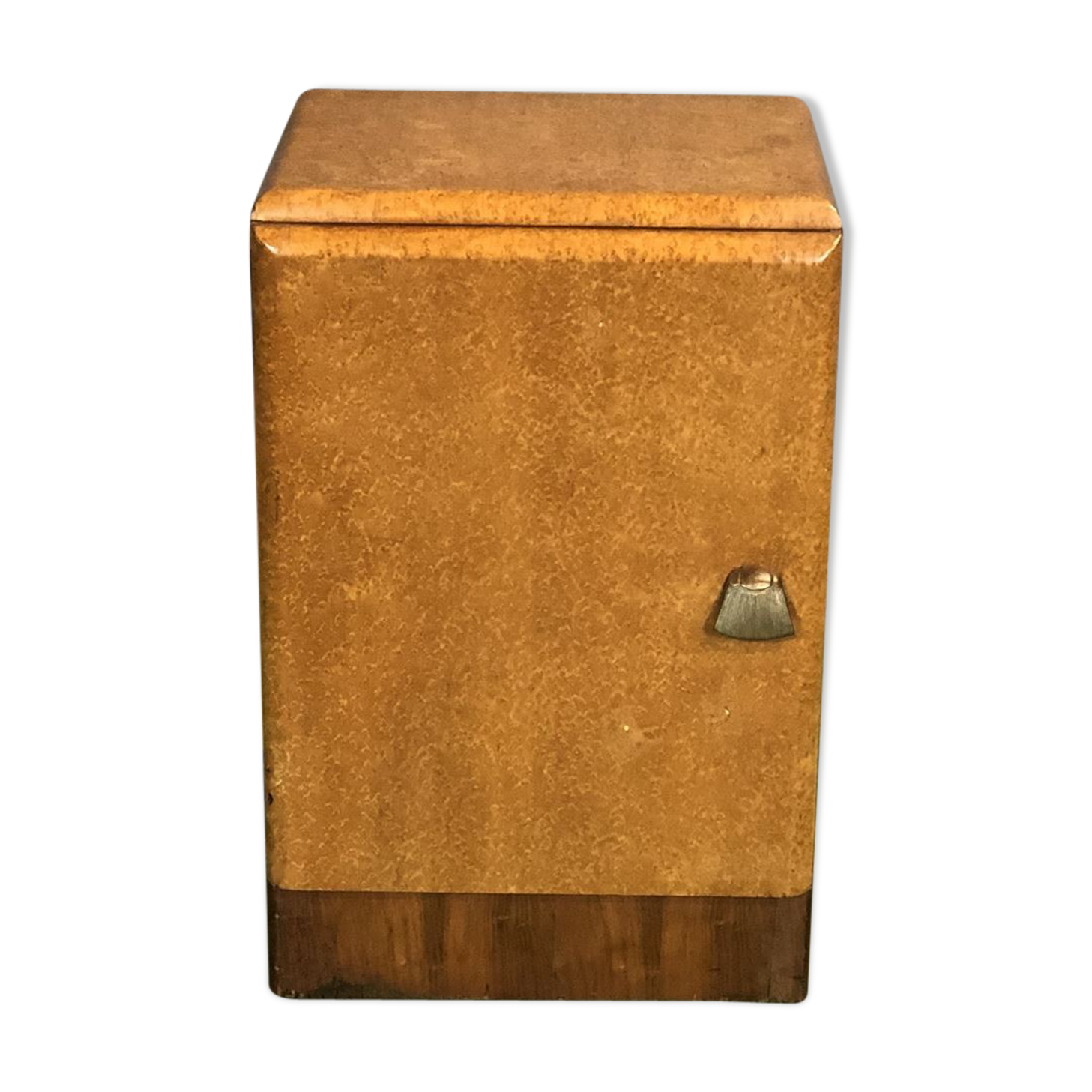 English bedside of the 1950s in elm