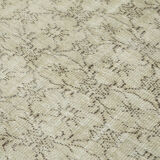 Handmade Decorative Oriental Beige Carpet 160 cm x 225 cm - 38916