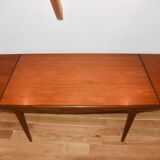 Extendable teak table - 60's