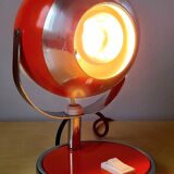 Space age eyeball lamp orange 70s
