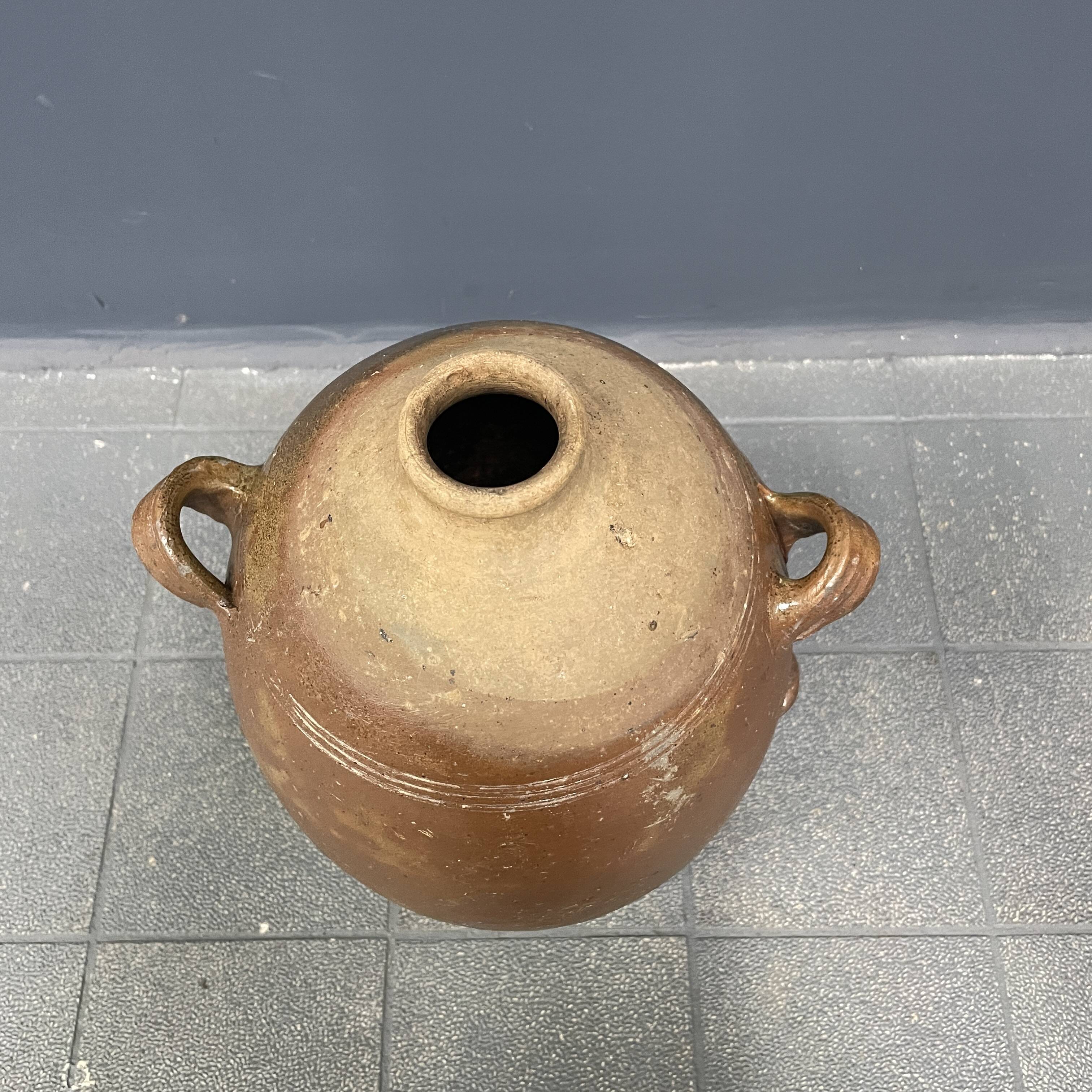 Large antique earthenware jug from Germany 18th century