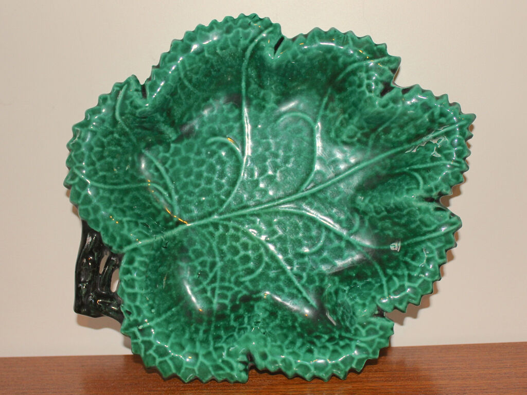 Flat vine leaf in dabbling