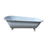 Small children's bathtub in enamelled metal