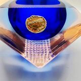 1960s Stunning Ashtray in Murano Glass by Flavio Poli for Seguso. Made in I