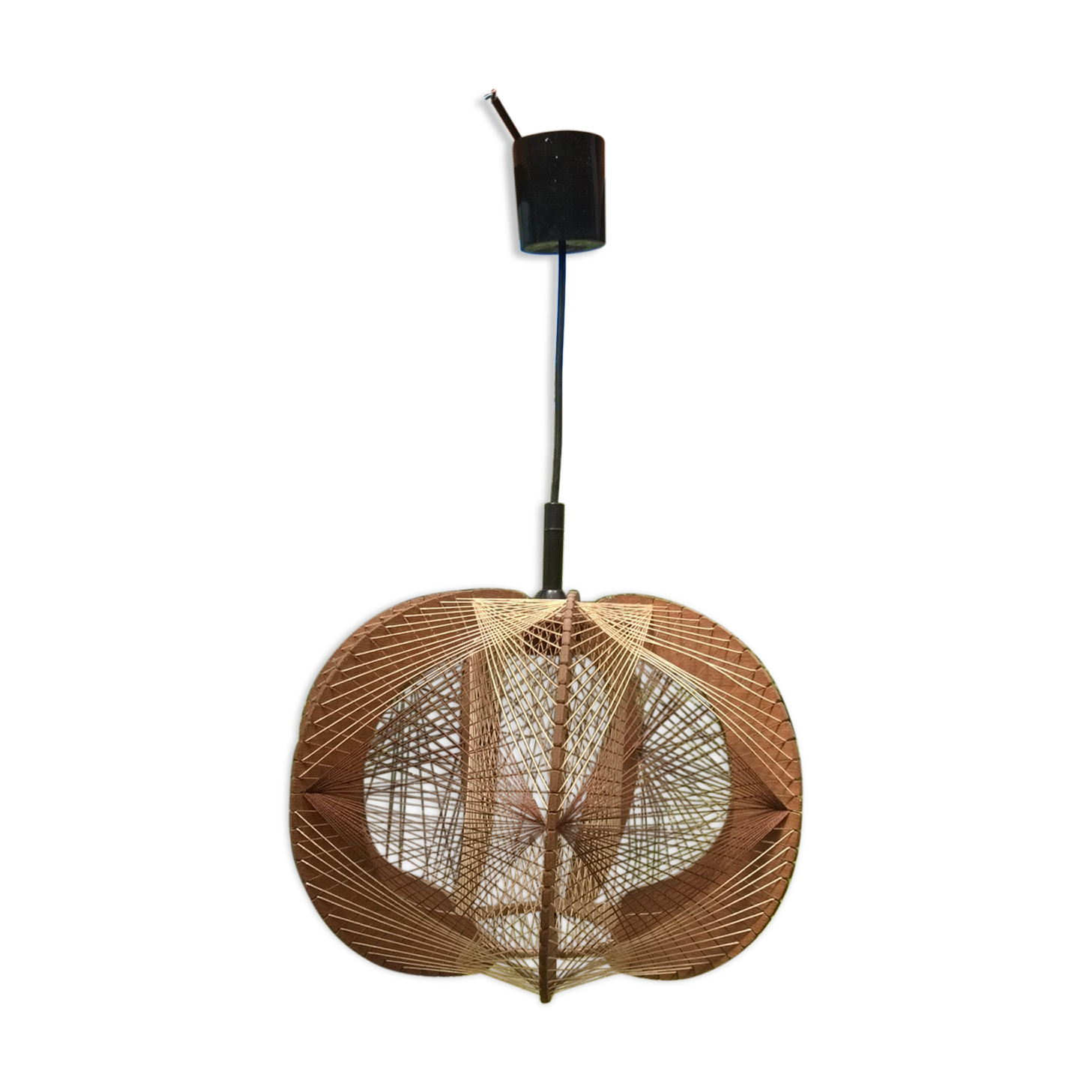 Suspension scandinave bois et fils 1970