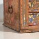 Antique painted trunk with floral motifs (c.1920) #32