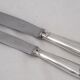 Christofle Vendôme Shell, 62-piece cutlery set, silver-plated knives.