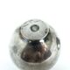 Mid-century modern sugar bowl, silver-plated brass, HEFRA, Poland, 1960s