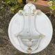 Old porcelain wall font
