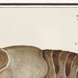 Small poster about lobster, after an old engraving from 1610.