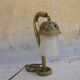 Lampe serpent en bronze orientale