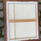 Tableau L Eiford oil painting on canvas hunting dog 68x58cm